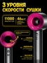 Фен для волос профессиональный мощный с насадками 10011